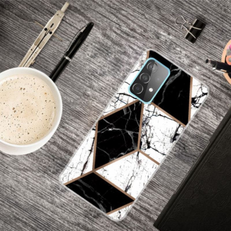 Maskica Samsung Galaxy A32 Promjenjivi Geometrijski Mramor