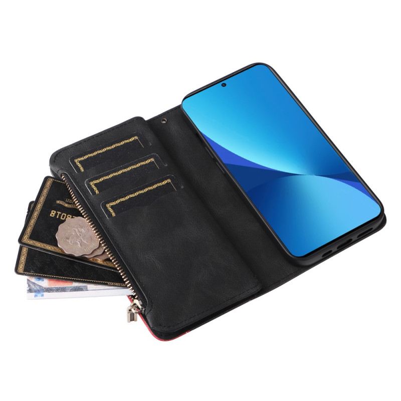 Flip Futrola Xiaomi 12 Lite Dvobojna Torbica S Novčićima