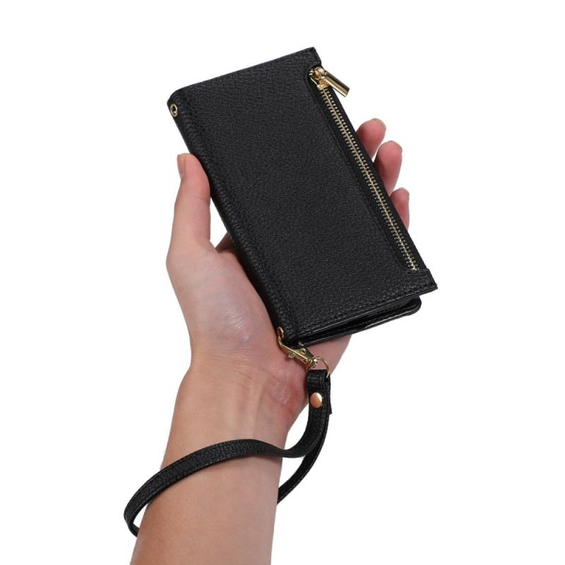 Flip Futrola Xiaomi 12 Lite Kožna Futrola Prednja Torbica I Uzica
