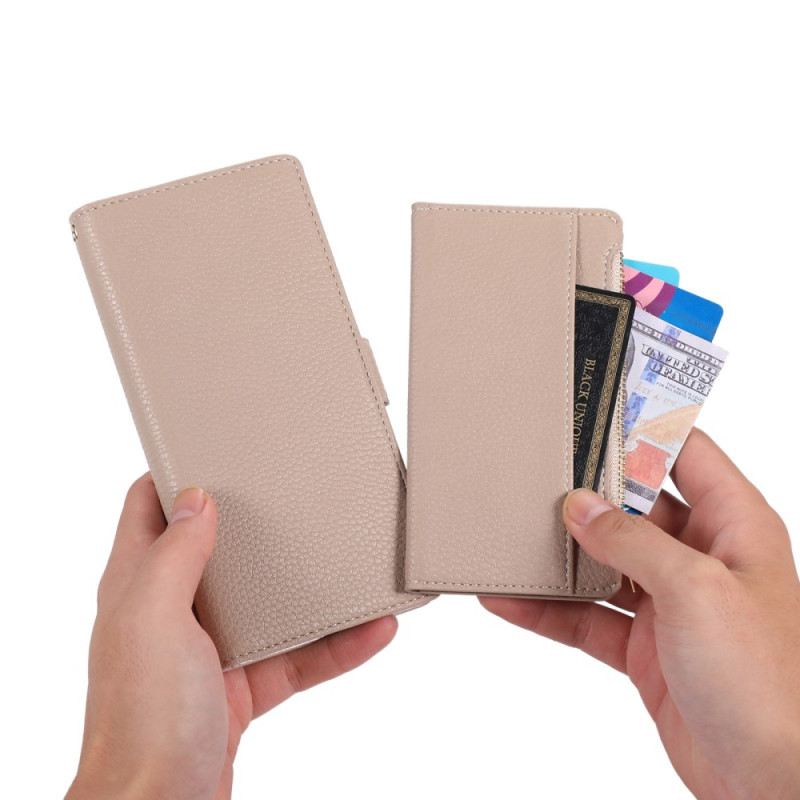 Kožna Futrola Xiaomi 12 Lite Novčanik Odvojivi Novčanik I Uzica