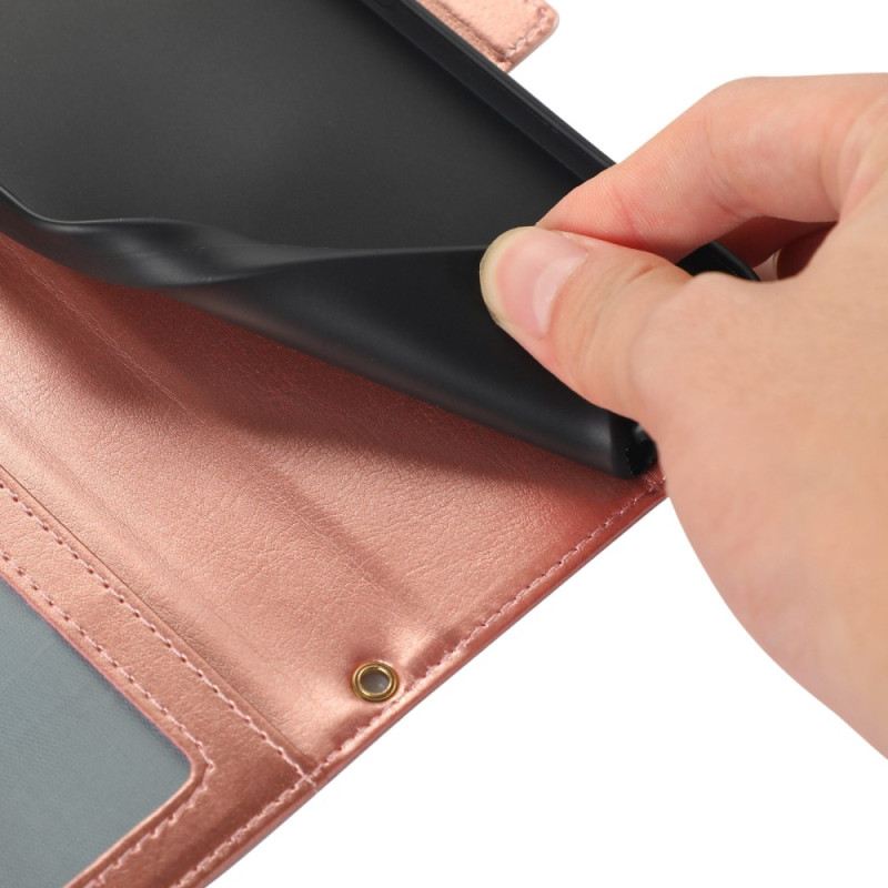 Kožna Futrola Xiaomi 12 Lite Novčanik Odvojivi Novčanik I Uzica