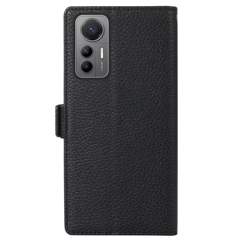 Kožna Futrola Xiaomi 12 Lite Novčanik Odvojivi Novčanik I Uzica
