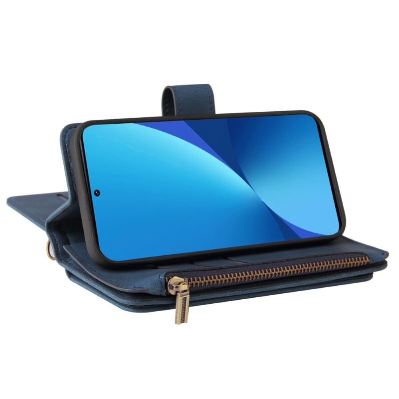 Kožna Futrola Xiaomi 12 Lite Višenamjenski Držač Kartice