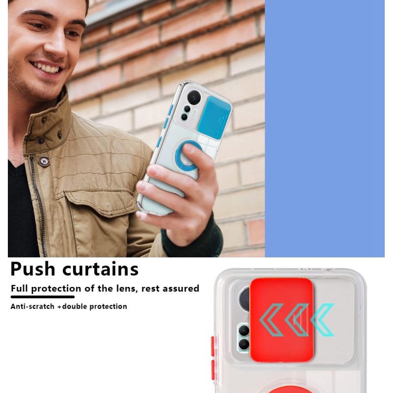 Maskica Xiaomi 12 Lite Prozirna S Nosačem Za Prsten
