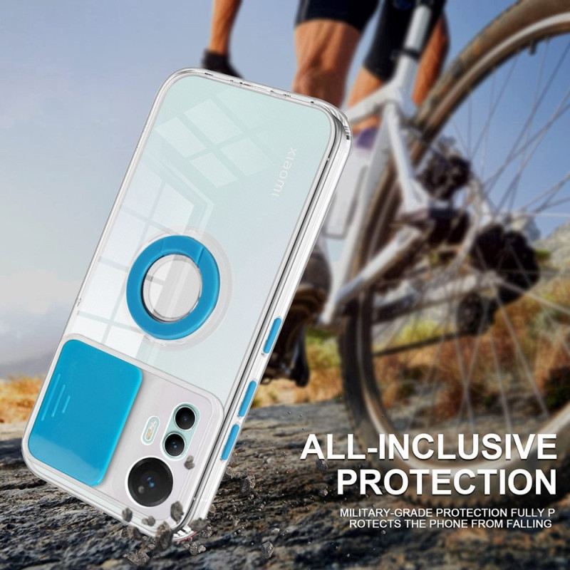 Maskica Xiaomi 12 Lite Prozirna S Nosačem Za Prsten