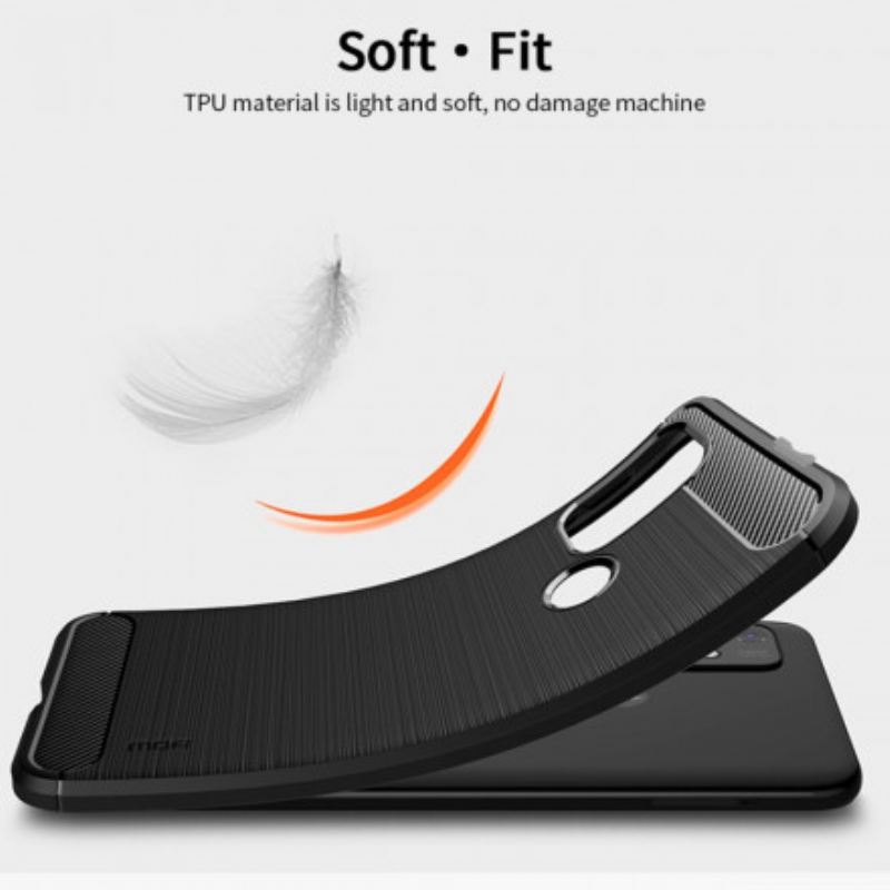 Maskica Moto G30 / G10 Mofi Brušena Karbonska Vlakna