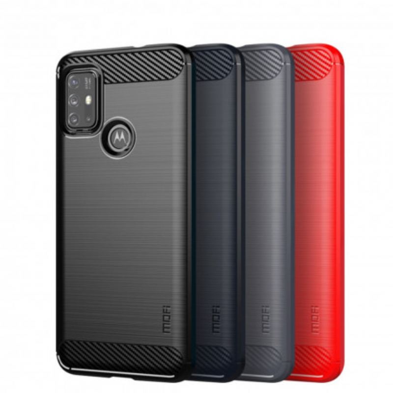 Maskica Moto G30 / G10 Mofi Brušena Karbonska Vlakna