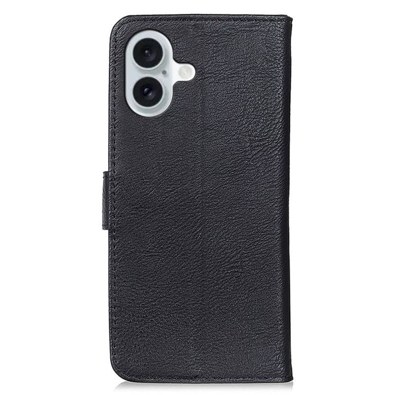 Flip Futrola iPhone 16 Maskice Za Mobitele Umjetna Koža Khazneh