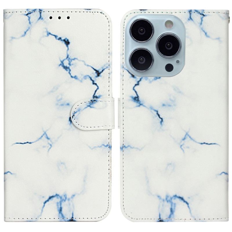 Kožna Futrola iPhone 16 Efekt Mramora