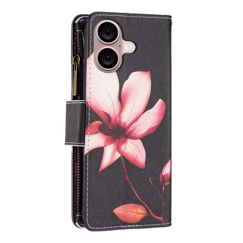 Kožna Futrola iPhone 16 Lotus Novčanik