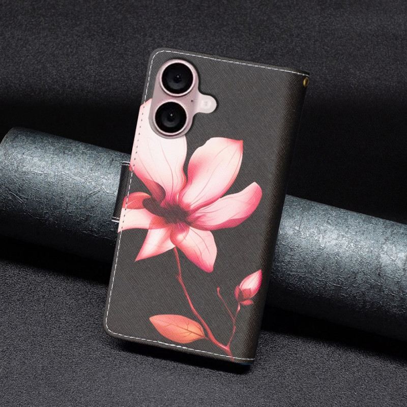 Kožna Futrola iPhone 16 Lotus Novčanik