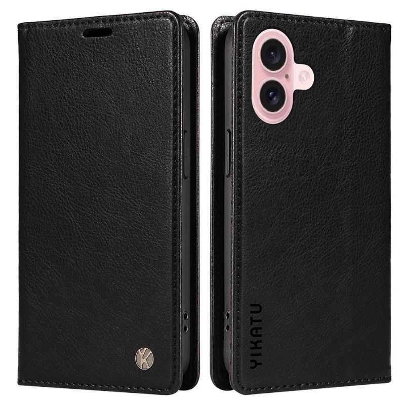 Kožna Futrola iPhone 16 Maskice Za Mobitele Vintage Yikatu