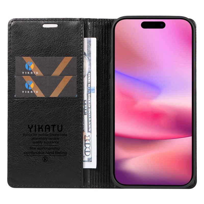 Kožna Futrola iPhone 16 Maskice Za Mobitele Vintage Yikatu