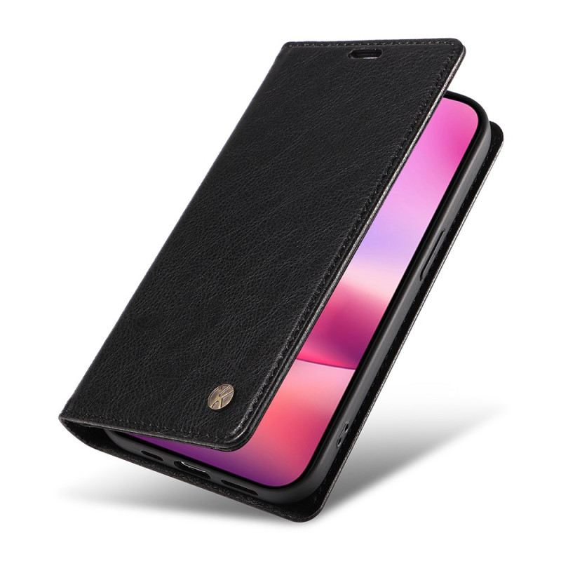 Kožna Futrola iPhone 16 Maskice Za Mobitele Vintage Yikatu