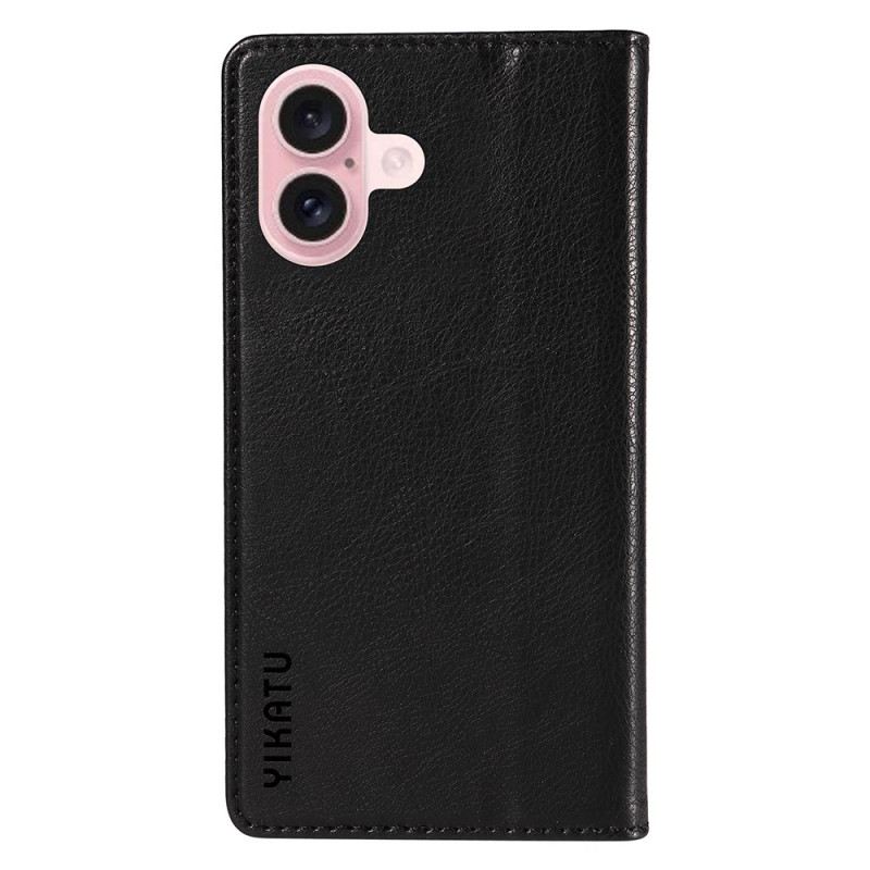 Kožna Futrola iPhone 16 Maskice Za Mobitele Vintage Yikatu
