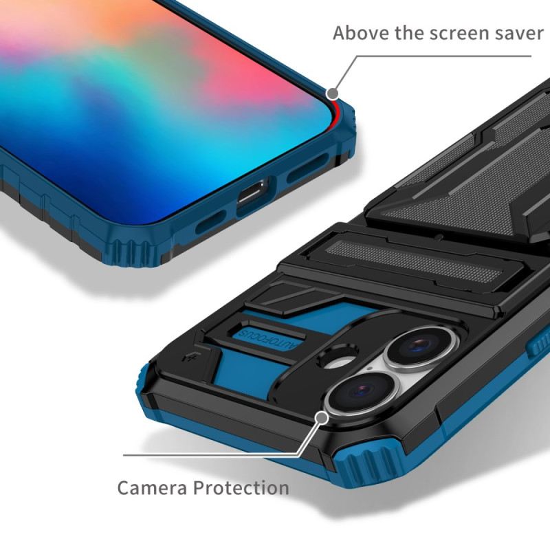 Maskica iPhone 16 Maskice Za Mobitele Integrirani Držač Kartice