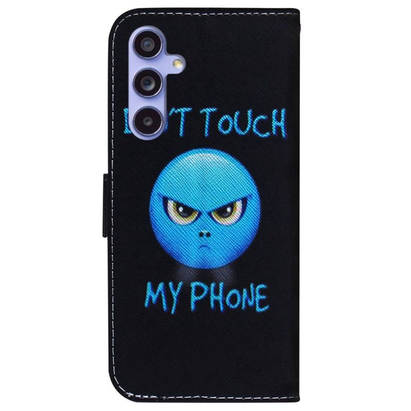Kožna Futrola Samsung Galaxy A55 5g Emoji Telefon Ne Diraj Moj Telefon