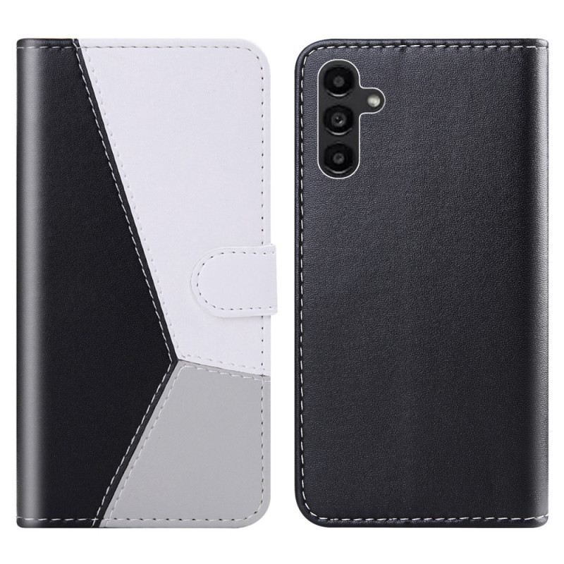 Kožna Futrola Za Samsung Galaxy A55 5g Trobojnica