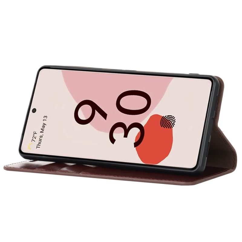 Flip Futrola Google Pixel 7 Kožna Futrola Prava Koža