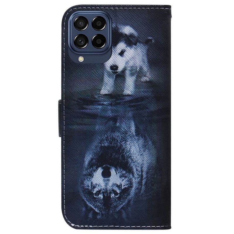 Kožna Futrola Samsung Galaxy M33 5G Puppy Dream
