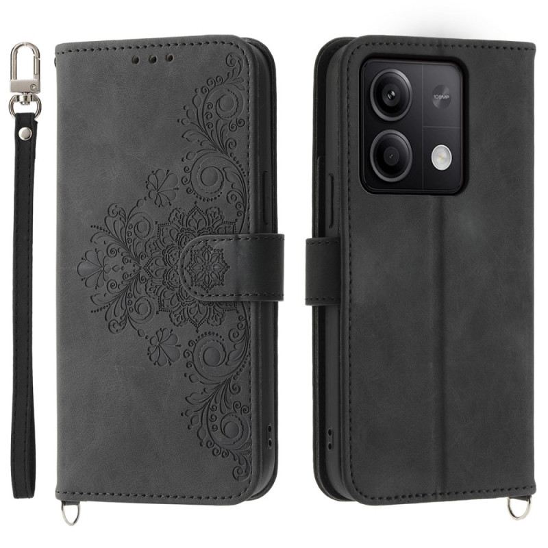 Flip Futrola Xiaomi Redmi Note 13 5g Maskice Za Mobitele Čipka S Remenom I Naramenicom