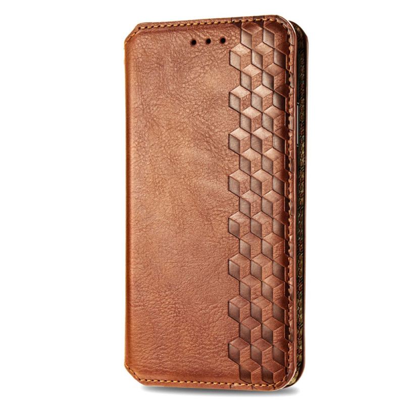 Flip Futrola Za Xiaomi Redmi Note 13 5g Vintage Dijamanti S Efektom Kože