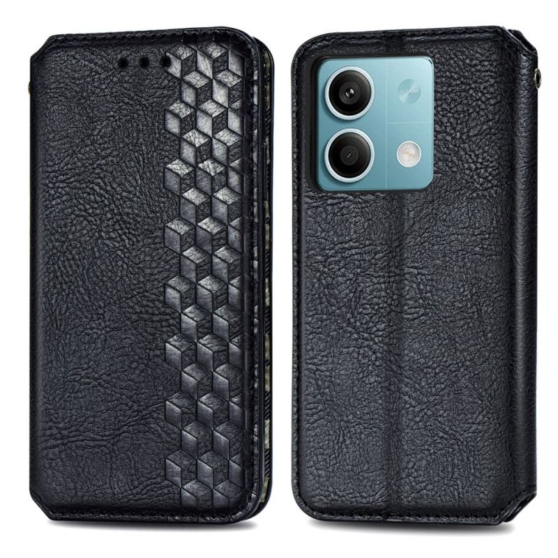 Flip Futrola Za Xiaomi Redmi Note 13 5g Vintage Dijamanti S Efektom Kože