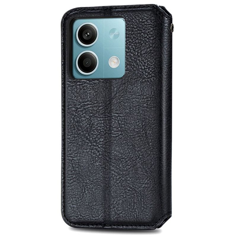 Flip Futrola Za Xiaomi Redmi Note 13 5g Vintage Dijamanti S Efektom Kože