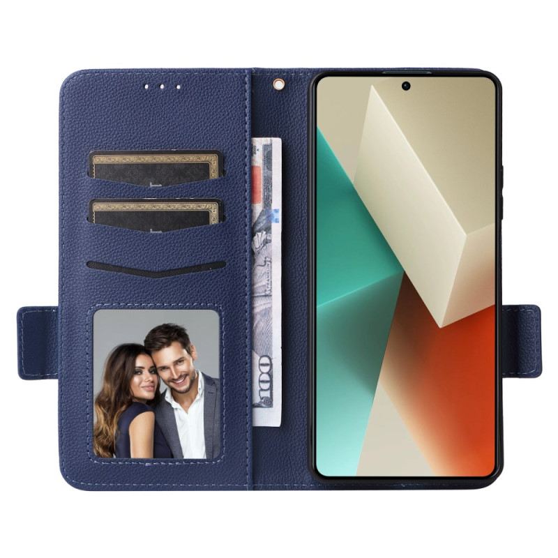 Kožna Futrola Xiaomi Redmi Note 13 5g S Novčanikom S Remenom