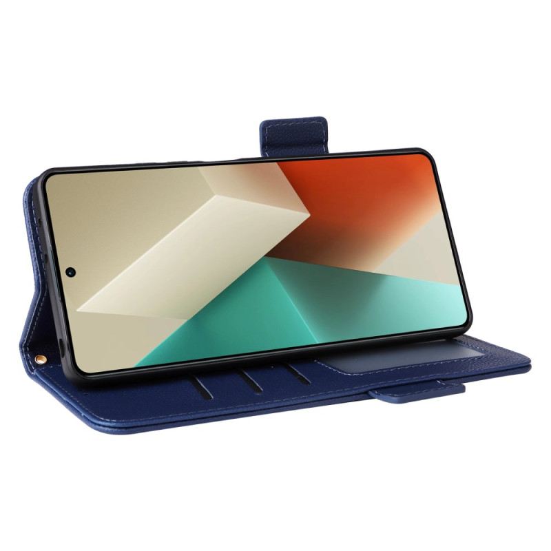 Kožna Futrola Xiaomi Redmi Note 13 5g S Novčanikom S Remenom