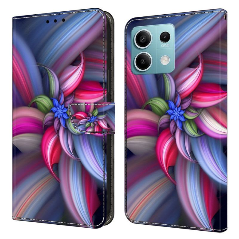 Kožna Futrola Xiaomi Redmi Note 13 5g Šareno Cvijeće