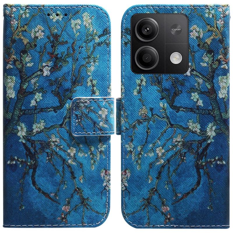 Kožna Futrola Za Xiaomi Redmi Note 13 5g Cvjetovi Marelice