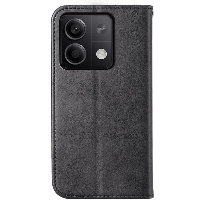 Kožna Futrola Za Xiaomi Redmi Note 13 5g Dizajn Dijamanta S Remenom