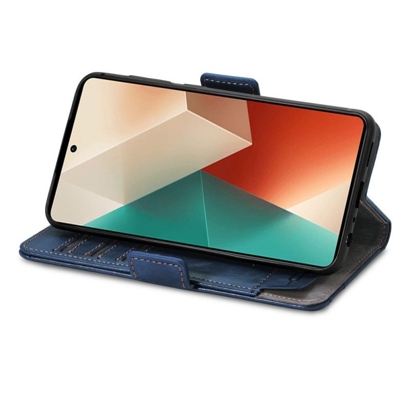 Kožna Futrola Za Xiaomi Redmi Note 13 5g Vintage S Caseneo Rfid Blokiranjem
