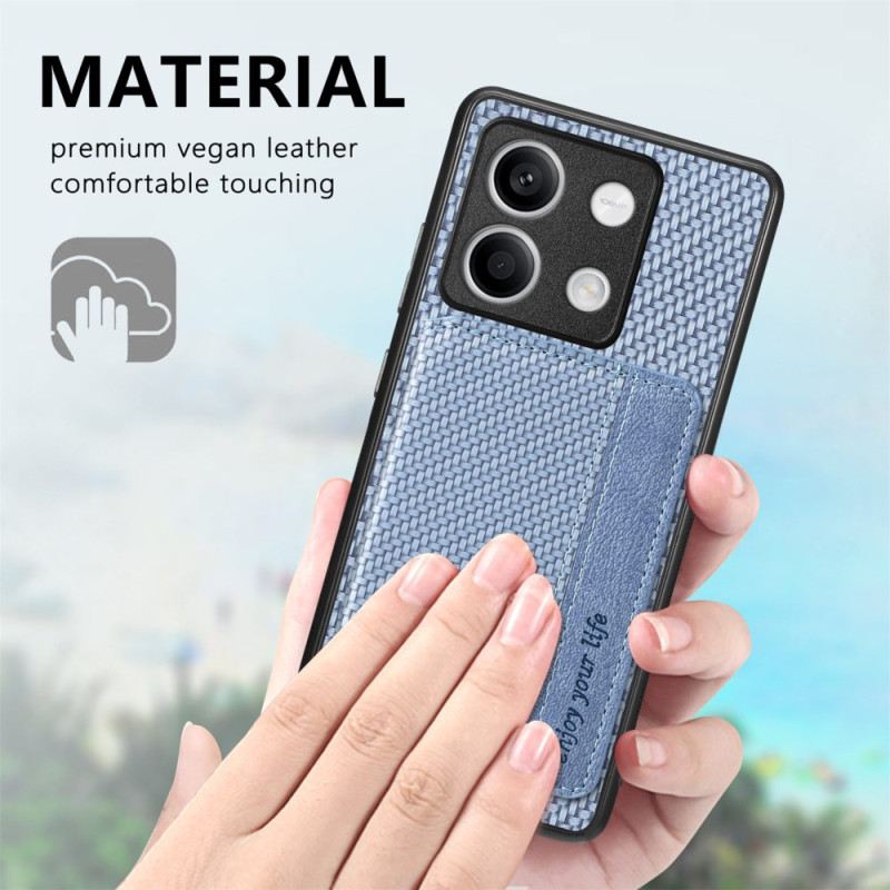 Maskica Za Xiaomi Redmi Note 13 5g Držač Kartice S Teksturom Karbonskih Vlakana