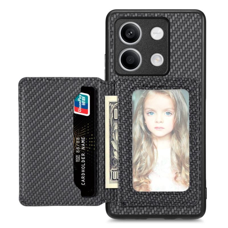 Maskica Za Xiaomi Redmi Note 13 5g Držač Kartice S Teksturom Karbonskih Vlakana