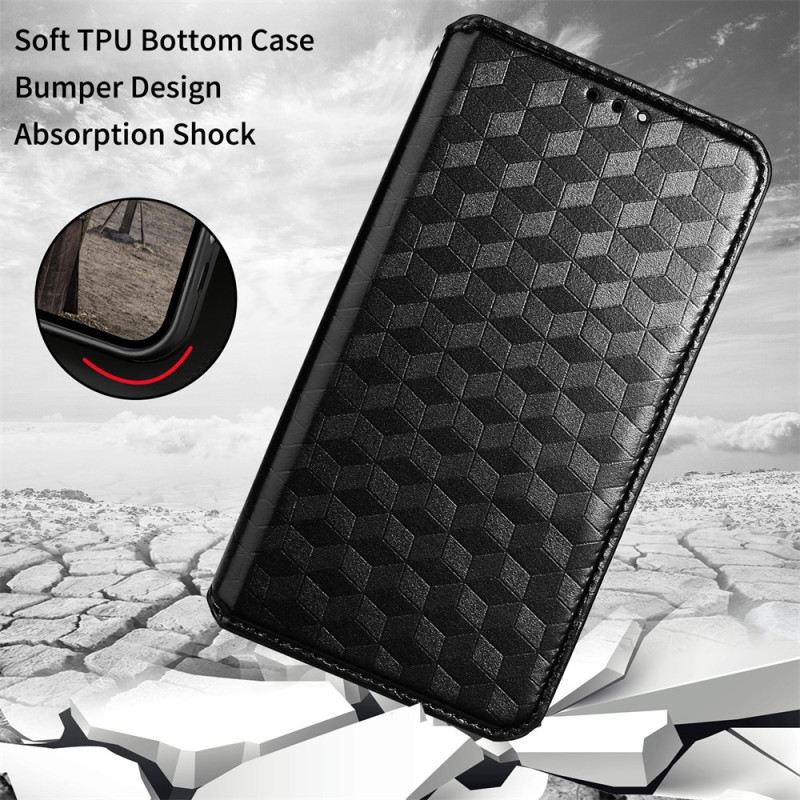 Flip Futrola Huawei P60 Pro Kožna Futrola 3d Uzorak
