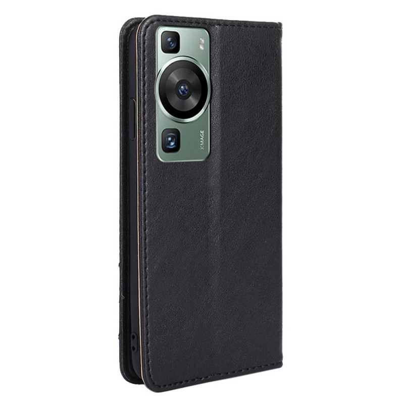 Flip Futrola Huawei P60 Pro Kožna Futrola Ukrasna Zakovica