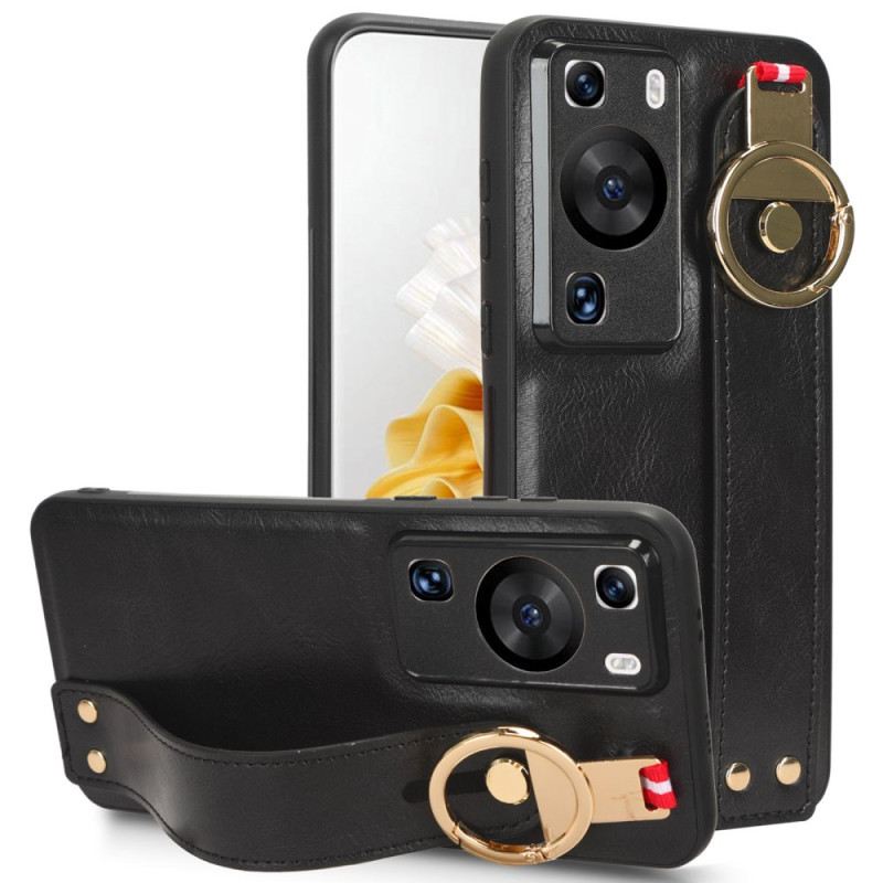 Maskica Huawei P60 Pro S Remenom I Prstenom