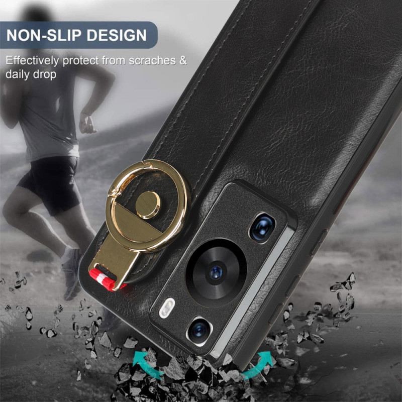 Maskica Huawei P60 Pro S Remenom I Prstenom