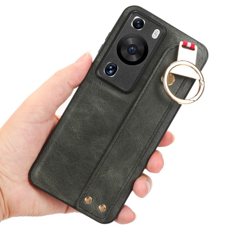 Maskica Huawei P60 Pro S Remenom I Prstenom