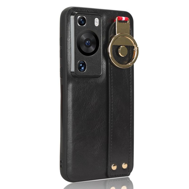 Maskica Huawei P60 Pro S Remenom I Prstenom