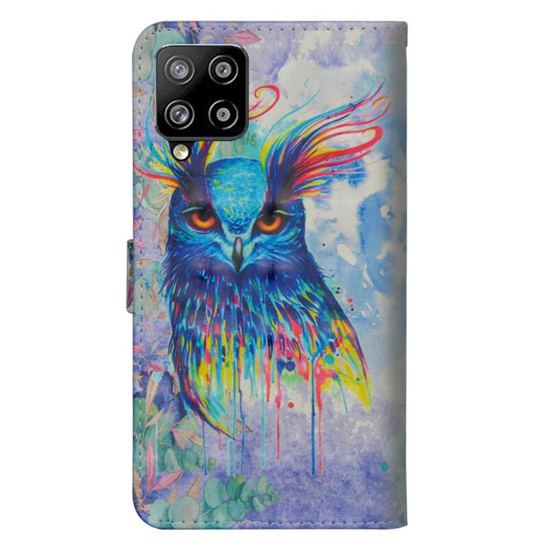 Futrola Samsung Galaxy A42 5G Akvarel Ptica