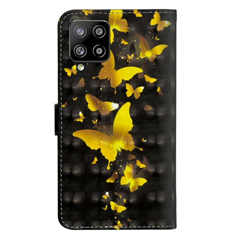 Futrola Samsung Galaxy A42 5G Žuti Leptiri