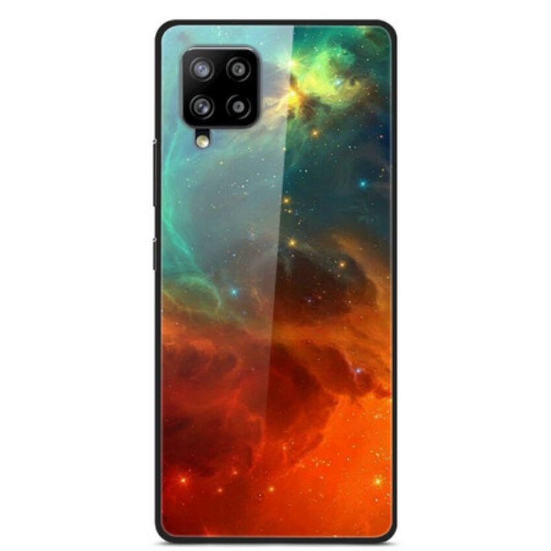 Maskica Samsung Galaxy A42 5G Crveno I Zeleno Nebo