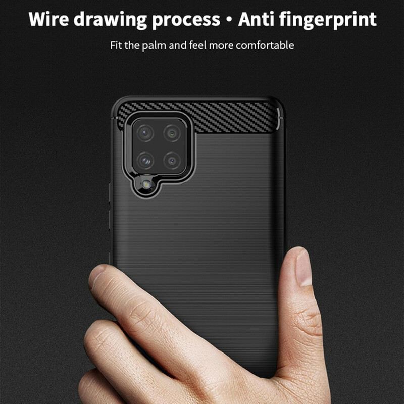 Maskica Samsung Galaxy A42 5G Mofi Brušena Karbonska Vlakna