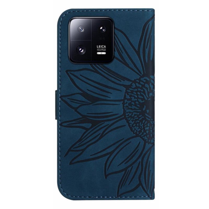 Flip Futrola Xiaomi 13 Pro Cvijet S Naramenicom