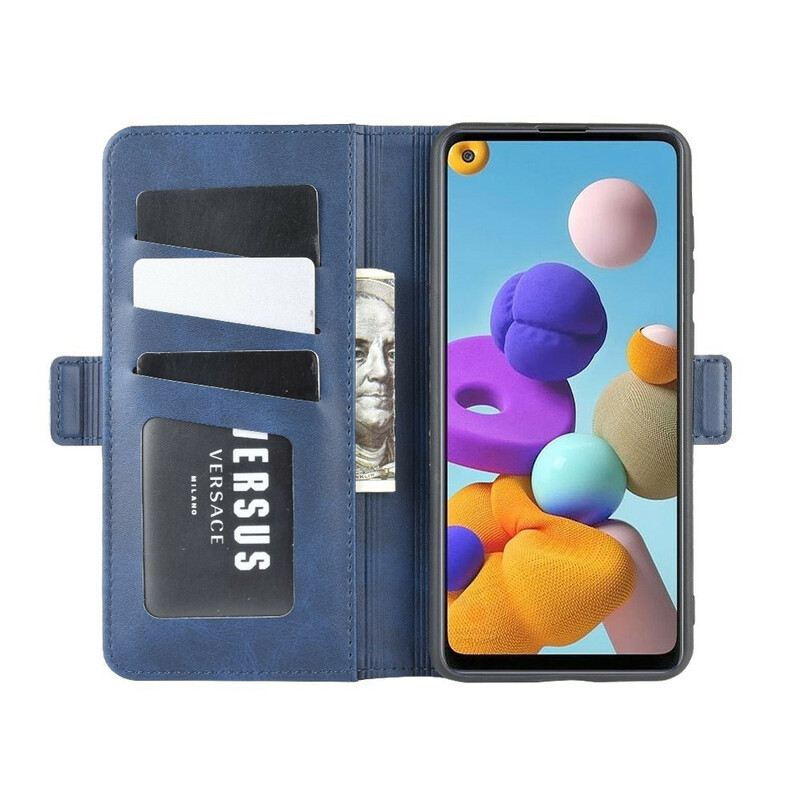 Futrola Samsung Galaxy A21s Flip Futrola Dupli Poklopac