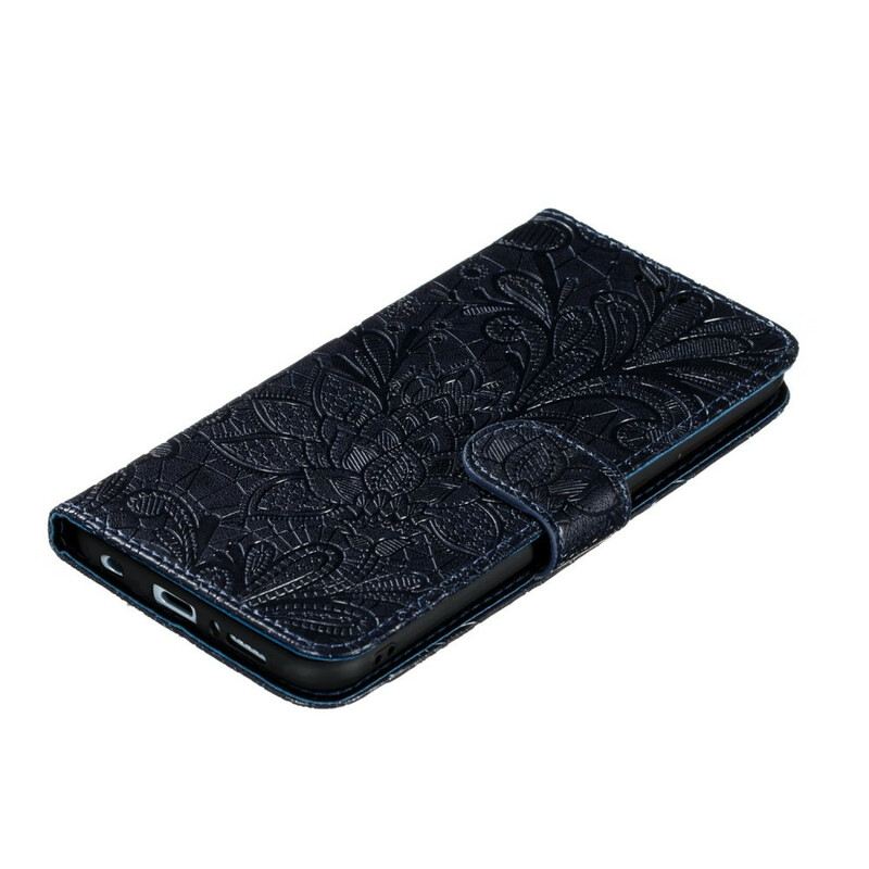 Kožna Futrola Samsung Galaxy A21s Remen Tribal Flowers