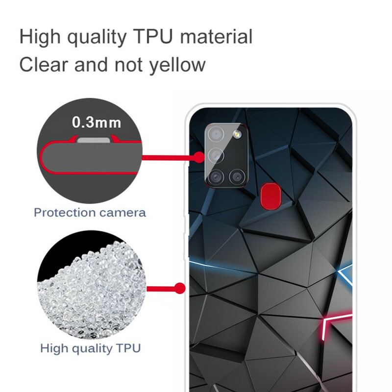 Maskica Samsung Galaxy A21s Fleksibilna Geometrija